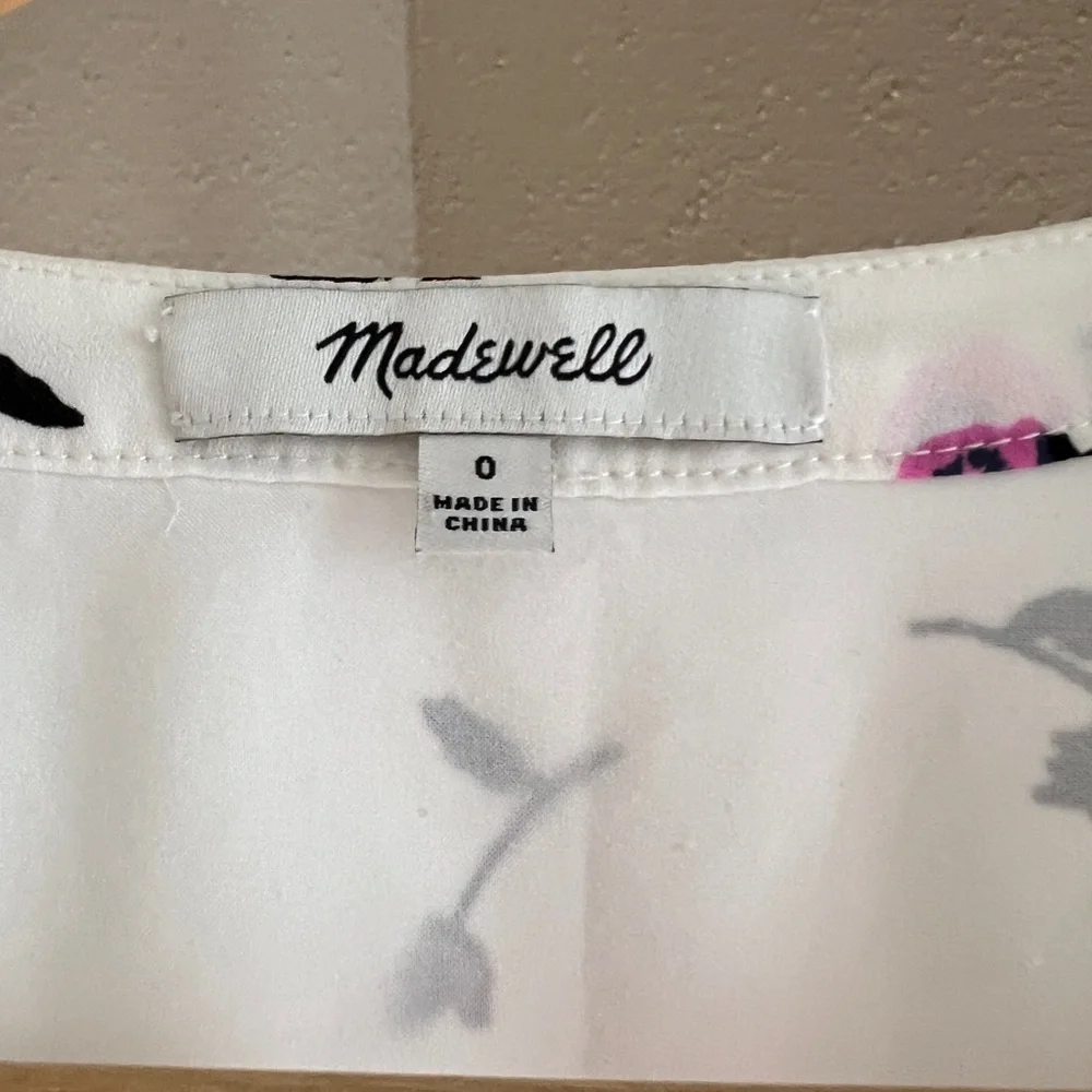 Madewell White Floral Midi Dress - Picture 2 of 6